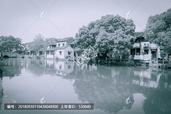 蘇州古鎮(zhèn)黑白照