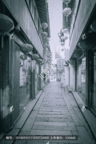 古鎮(zhèn)老街復(fù)古照