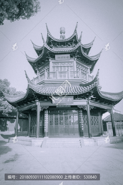 古鎮(zhèn)老建筑復(fù)古照