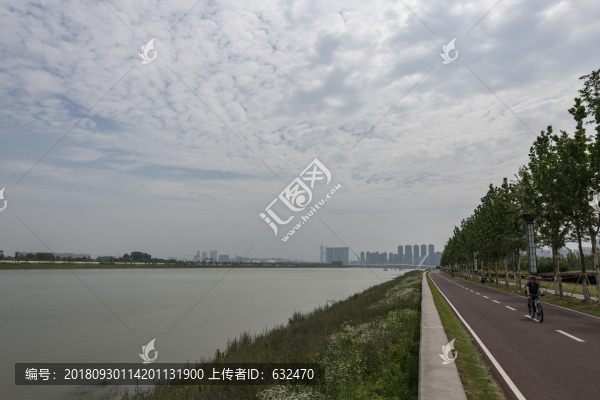 南京魚(yú)嘴濕地公園風(fēng)光