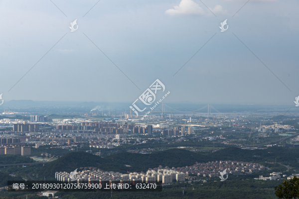 紫金山上看南京