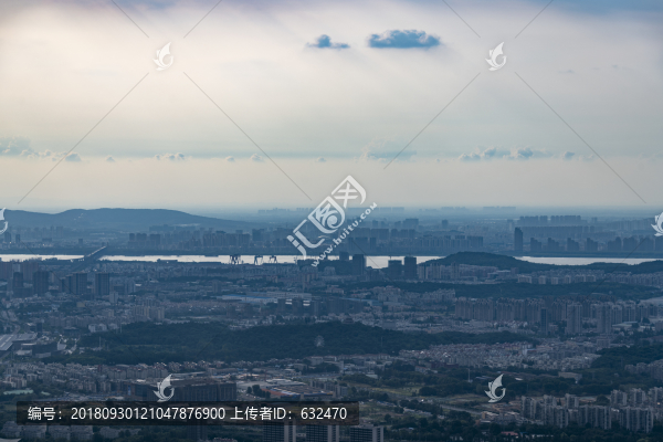 紫金山上看南京