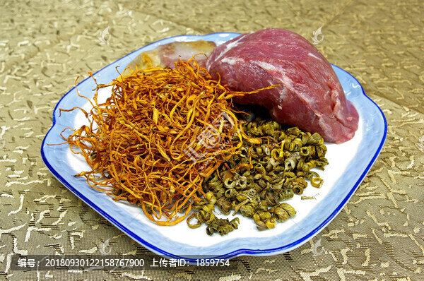 蟲草花石斛燉瘦肉