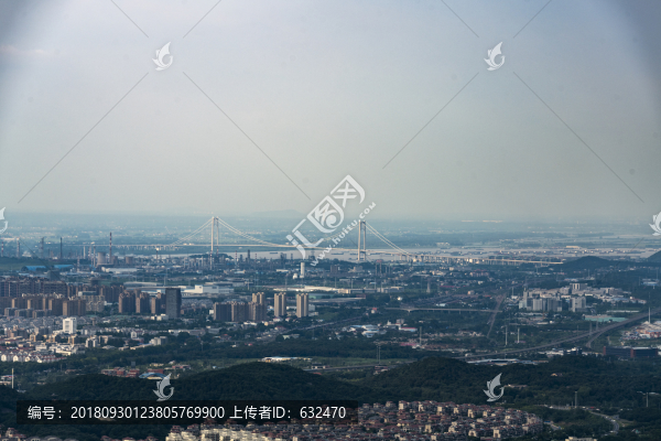 紫金山上看南京