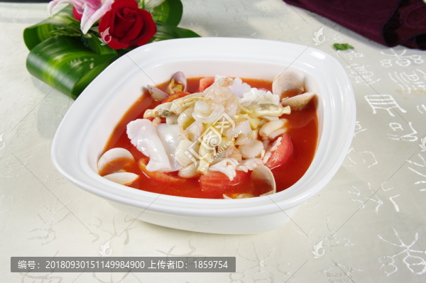 蕃茄煮海味