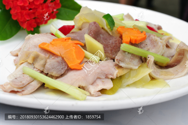 咸菜炒豬肚