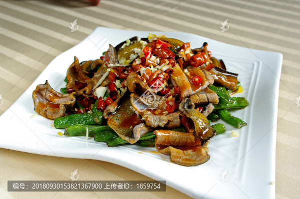 香辣蜜豆爆黃鱔
