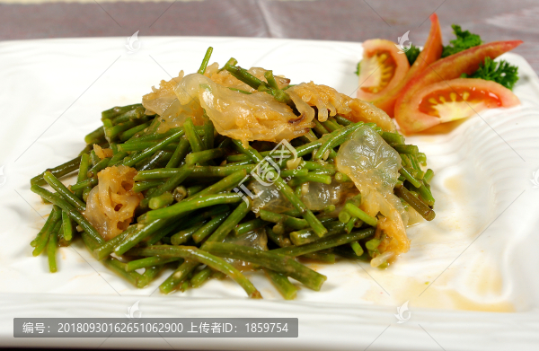 蘆蒿撈海蜇