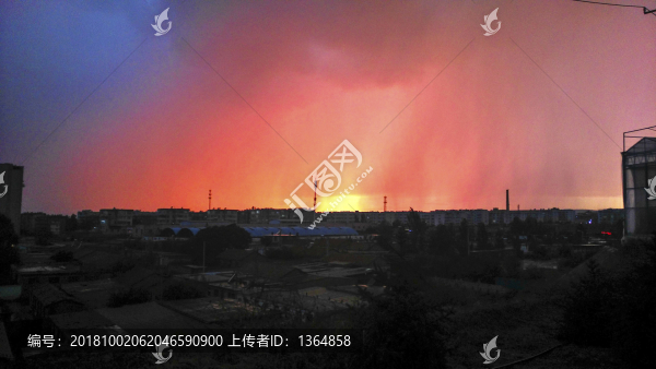 霞光