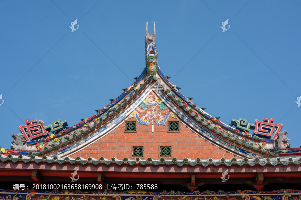 寺廟屋脊