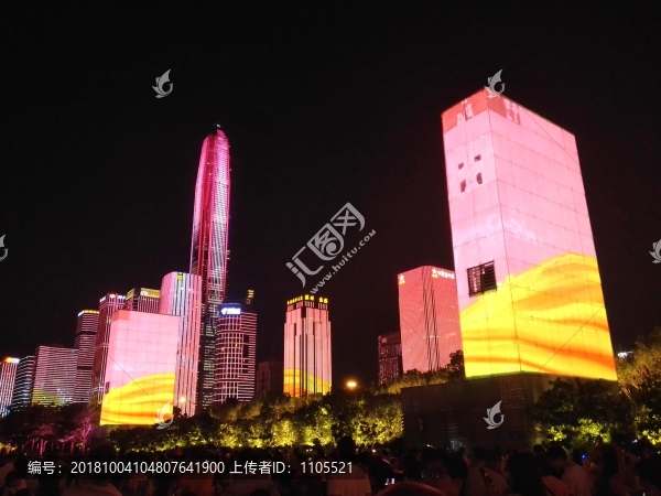 深圳地標(biāo)夜色