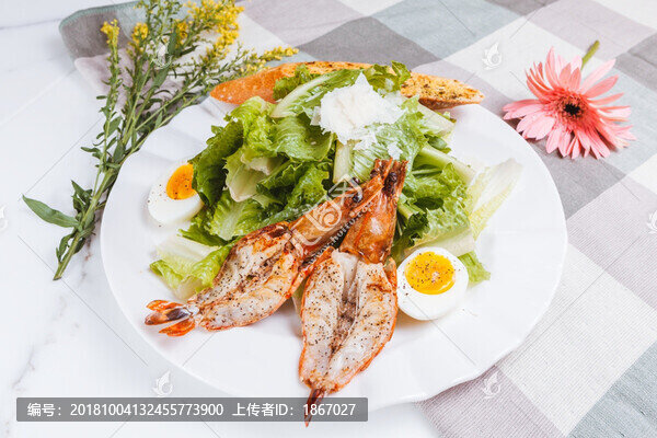 烤蝦