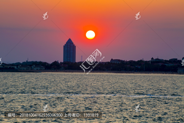 青島落日