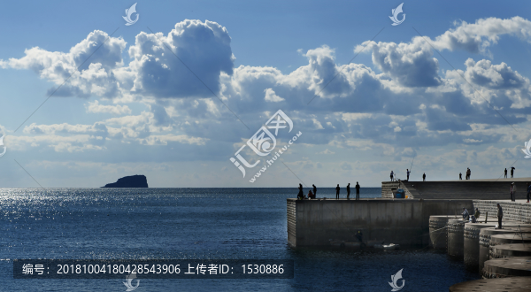 海岸休閑人