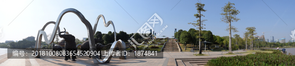 五象湖秋月路大門全景圖
