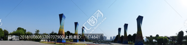 五象湖秋月路大門(mén)全景圖