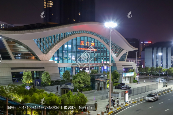 火車站夜景