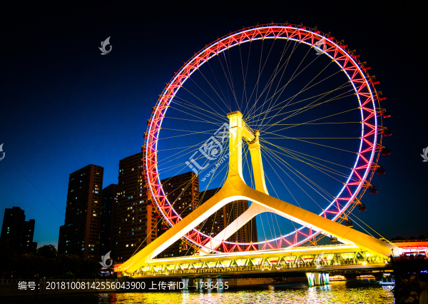 天津之眼夜景