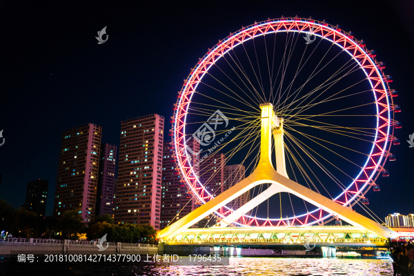 天津之眼夜景