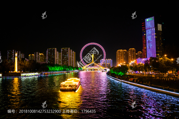 天津之眼夜景