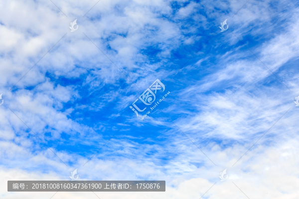 藍天白云背景素材