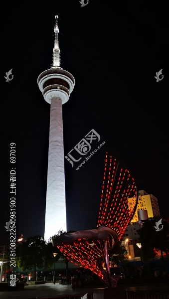 南通濠河景區(qū)夜色美