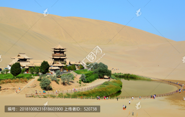 甘肅敦煌月牙泉