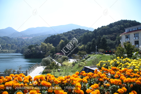 廬山蓮花湖風景