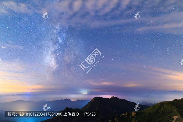 北京百花山星空銀河