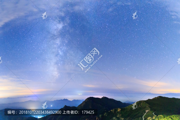 北京百花山星空銀河