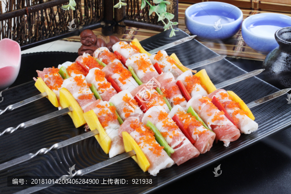 五花魚籽串