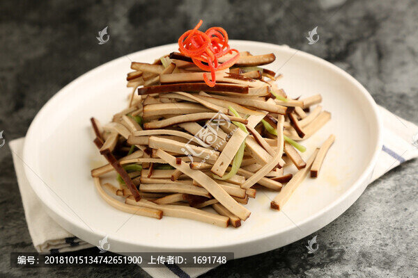 土芹豆干絲