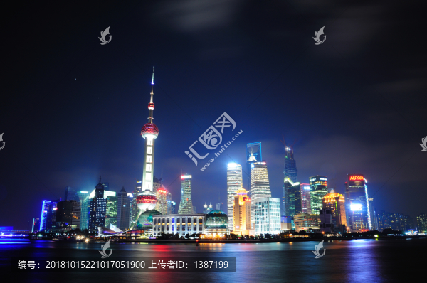城市絢爛夜景