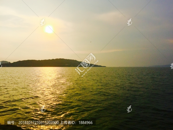 太湖夕照
