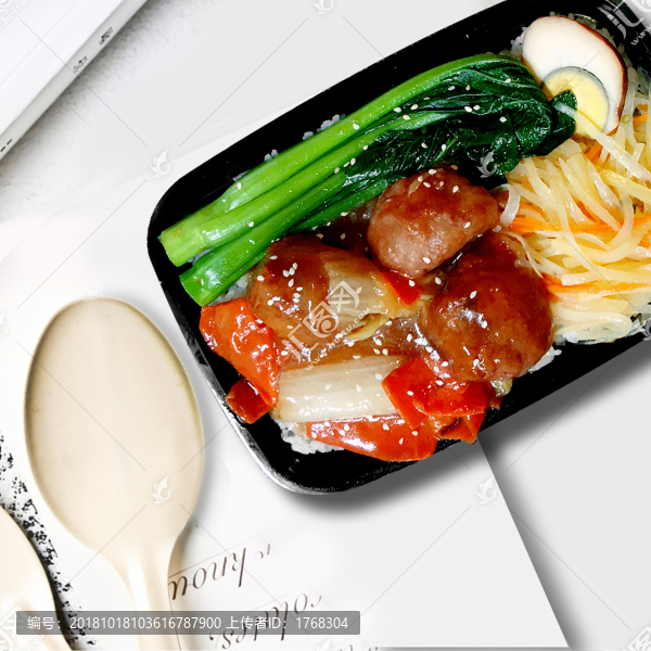 鹵肉烤肉盒飯便當(dāng)
