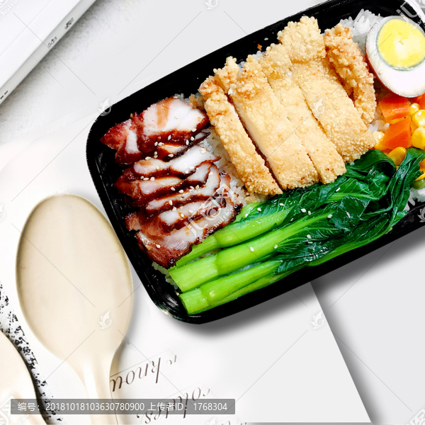 鹵肉烤肉盒飯便當(dāng)