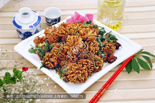 菊花牛肉