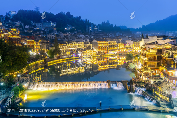 鳳凰古城夜景