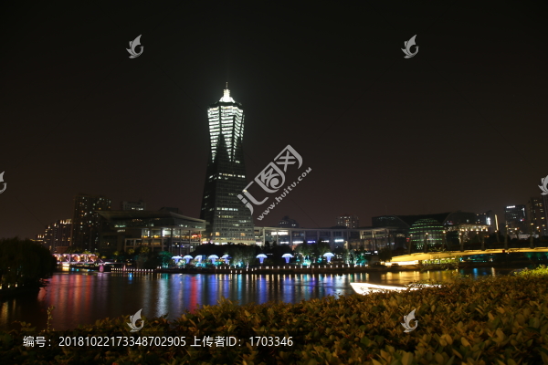西湖文化廣場夜景