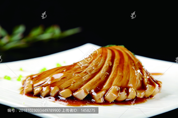 鮑汁百靈菇