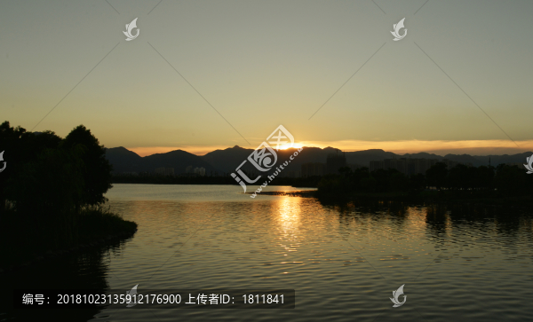 樂清市海邊的落日余霞