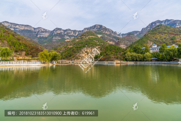 淄博潭溪山秋天山水風(fēng)景