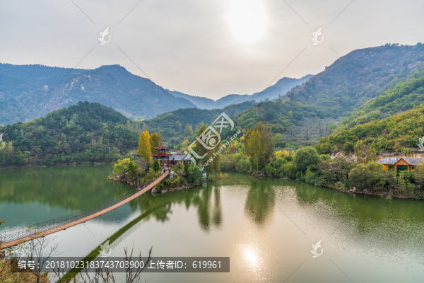 淄博云水瑤景區(qū)秋天山水風(fēng)景