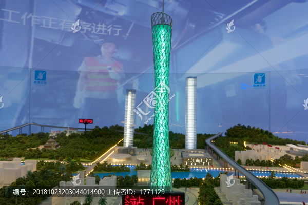 廣州地鐵沙盤模型