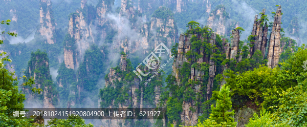 張家界高清全景圖