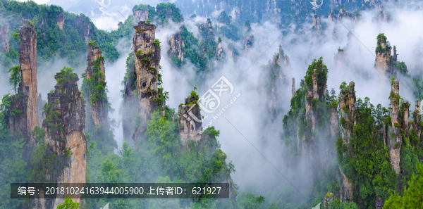 張家界高清全景圖