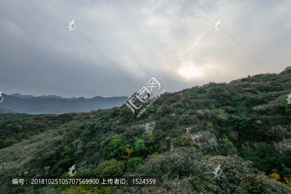 青山落日