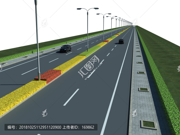 公路效果圖