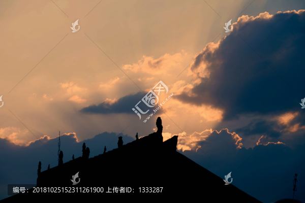 夜色夕照