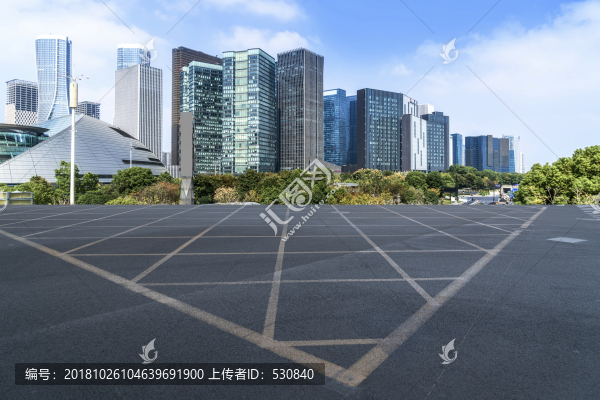 杭州錢江新城和瀝青高速公路